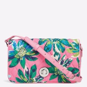 Vera Bradley NWT Turnlock Crossbody in Signature Cotton Tropical Paradise